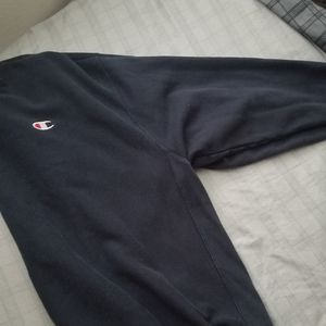 Navy Blue Champion Crew Neck Sweatshirt